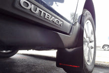 Load image into Gallery viewer, Rally Armor 15-19 Subaru Outback Black UR Mud Flap w/ Red Logo - Black Ops Auto Works