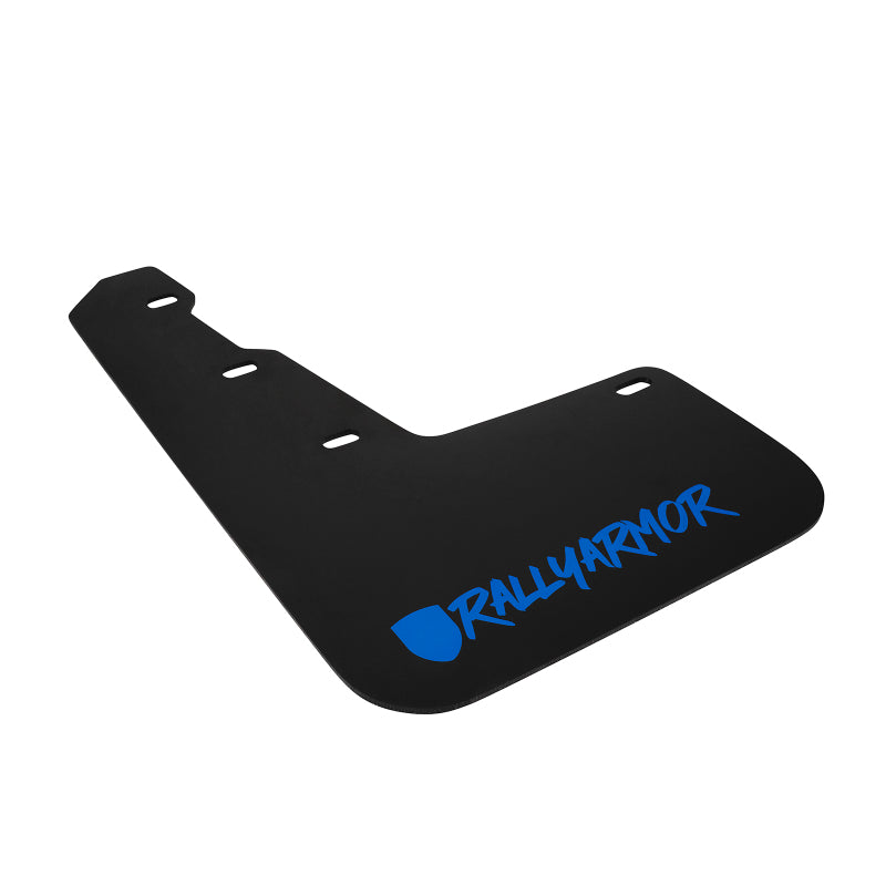 Rally Armor 15-21 Subaru WRX &amp; STI Black Mud Flap Blue Altered Font Logo - Black Ops Auto Works