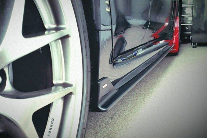 Rally Armor 15-21 Subaru WRX/STI (Sedan ONLY) Black UR Mud Flap w/ Silver Logo - Black Ops Auto Works