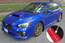 Load image into Gallery viewer, Rally Armor 15-21 Subaru WRX/STI (Sedan ONLY) Red UR Mud Flap w/ White Logo - Black Ops Auto Works