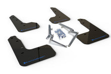 Load image into Gallery viewer, Rally Armor 17-21 Honda Civic Sport &amp; Touring (Hatch) Black UR Mud Flap w/ Blue Logo - Black Ops Auto Works