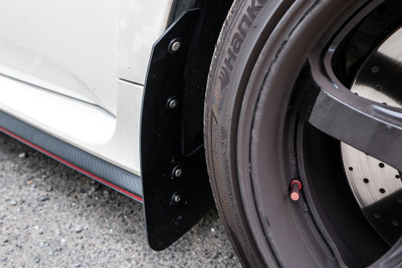Rally Armor 17-21 Honda Civic Type R Black UR Mud Flap w/ Dark Grey Logo - Black Ops Auto Works