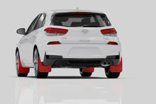 Load image into Gallery viewer, Rally Armor 19-21 Hyundai Elantra N Line Red UR Mud Flap w/ Black Logo-Mud Flaps-Rally Armor-MF59-UR-RD/BLK-