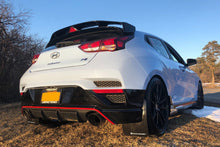 Load image into Gallery viewer, Rally Armor 19-22 Hyundai Veloster N Black UR Mud Flap w/ Silver Logo - Black Ops Auto Works