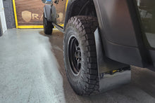 Load image into Gallery viewer, Rally Armor 19-23 Jeep JT Gladiator Mojave/Rubicon Black Mud Flap w/ Grey Logo - Black Ops Auto Works