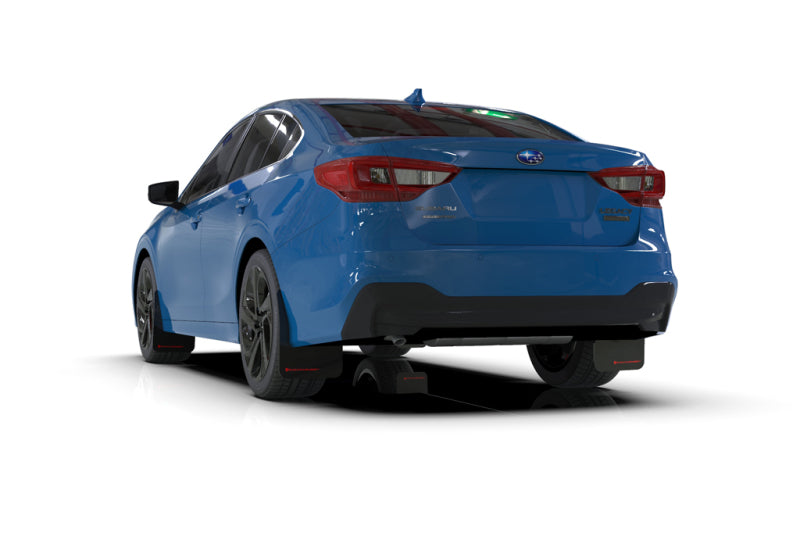 Rally Armor 20-22 Subaru Legacy Black UR Mud Flap w/ Grey Logo - Black Ops Auto Works