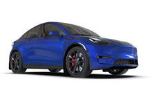 Load image into Gallery viewer, Rally Armor 20-22 Tesla Model Y Black Mud Flap - Metallic Black Logo - Black Ops Auto Works