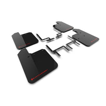 Load image into Gallery viewer, Rally Armor 2018+ Jeep Wrangler Rubicon JL Black UR Mud Flap w/ Red Logo Rally Armor RALMF124-UR-BLK-RD