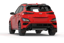 Load image into Gallery viewer, Rally Armor 2022 Hyundai Kona N Black UR Mud Flap w/ White Logo - Black Ops Auto Works