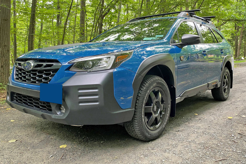 Rally Armor 2022 Subaru Outback Wilderness Black Mud Flap Blue Logo - Black Ops Auto Works