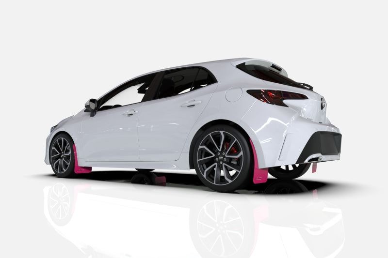 Rally Armor 2022 Subaru WRX Pink Mud Flap BCE Logo - Black Ops Auto Works