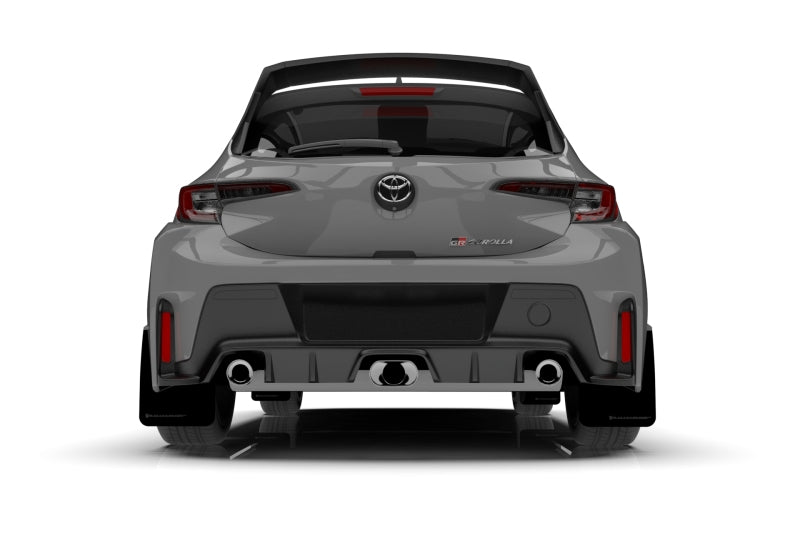 Rally Armor 2023 Toyota GR Corolla Black UR Mud Flap w/ Red Logo - Black Ops Auto Works
