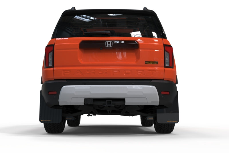 Rally Armor Rally Armor 2026 Honda Passport Black UR Mudflap - White Logo
