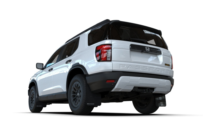 Rally Armor Rally Armor 2026 Honda Passport Black UR Mudflap - White Logo