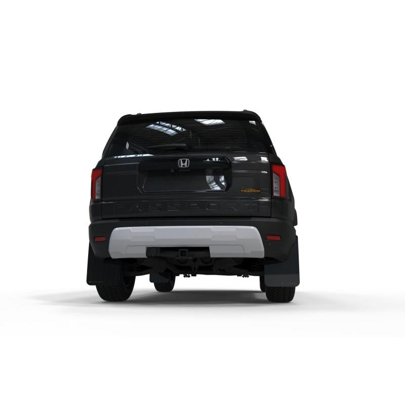 Rally Armor Rally Armor 2026 Honda Passport Black UR Mudflap - White Logo