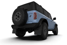 Load image into Gallery viewer, Rally Armor 21-22 Ford Bronco (Plstc Bmpr + RB - NO Rptr/Sprt) Blk Mud Flap w/Area Blue Logo - Black Ops Auto Works