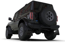 Load image into Gallery viewer, Rally Armor 21-22 Ford Bronco (Plstc Bmpr + RR - NO Rptr/Sprt) Blk Mud Flap w/Met. Blk Logo - Black Ops Auto Works