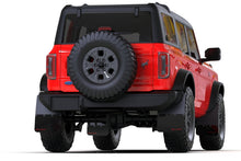 Load image into Gallery viewer, Rally Armor 21-22 Ford Bronco (Steel Bmpr + RR - NO Rptr/Sprt) Blk Mud Flap w/Met. Blk Logo - Black Ops Auto Works