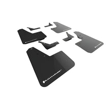 Load image into Gallery viewer, Rally Armor 21-25 Dodge Ram 1500 TRX Black UR Mud Flap - White Logo - Rally Armor MF128-UR-BLK-WH
