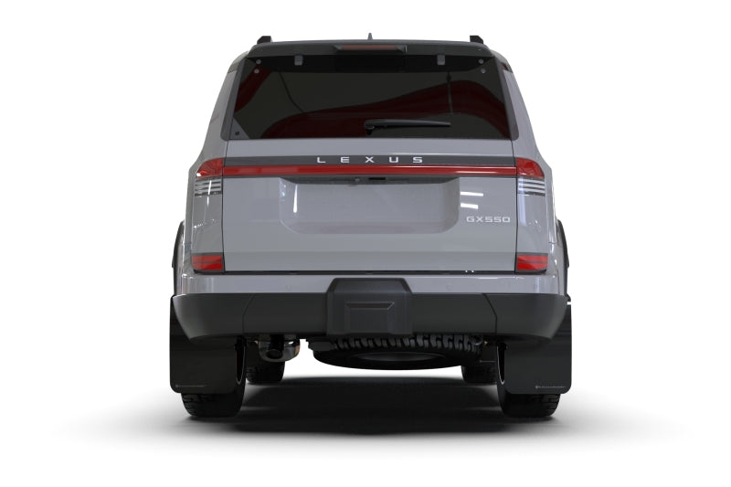 Rally Armor Rally Armor 24-25 Lexus GX 550 Luxury Black UR Mud Flap - Silver Logo