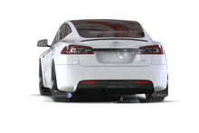 Load image into Gallery viewer, Rally Armor 21-23 Tesla Model S/ S Plaid Black UR Mud Flap w/ Metallic Black Logo - Rally Armor MF101-UR-BLK-MBK