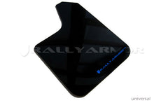 Load image into Gallery viewer, Rally Armor Universal Fit (No Hardware) Black UR Mud Flap w/ Blue Logo - Rally Armor MF12-UR-BLK/BL