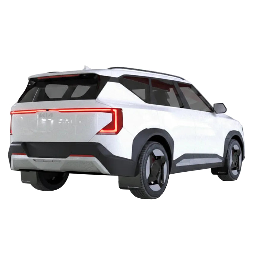 Rally Armor 2027 Kia EV5 Black UR Mud Flap - White Logo - Rally Armor MF140-UR-BLK-WH