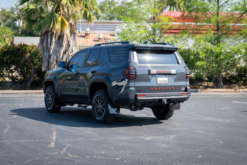 Rally Armor 2025+ Toyota 4Runner Black UR Mud Flap w/ Metallic Black Logo - Rally Armor MF148-UR-BLK-MBK