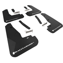 Load image into Gallery viewer, Rally Armor 25-26 Kia EV6 Base Light/GT/GT-Line Black Mud Flap - White Logo - Rally Armor MF151-UR-BLK-WH