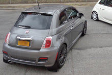 Load image into Gallery viewer, Rally Armor 12-18 Fiat 500 (Pop/Sport/Lounge/Abarth) Black UR Mud Flap w/ Red Logo - Rally Armor MF25-UR-BLK/RD