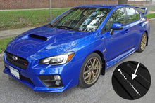 Load image into Gallery viewer, Rally Armor 15-21 Subaru WRX/STI (Sedan ONLY) Black UR Mud Flap w/ White Logo - Rally Armor MF32-UR-BLK/WH