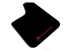Load image into Gallery viewer, Rally Armor Universal Fit (No Hardware) Basic Black Mud Flap w/ Pink Logo - Black Ops Auto Works