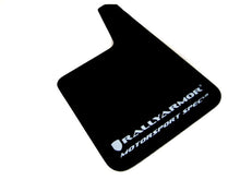 Load image into Gallery viewer, Rally Armor Universal Fit (No Hardware) Motorsport Spec Black UR Mud Flap w/ White Logo - Black Ops Auto Works