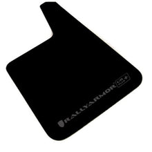 Load image into Gallery viewer, Rally Armor Universal Fit (No Hardware) UR Plus Black UR Mud Flap w/ Grey Logo - Black Ops Auto Works