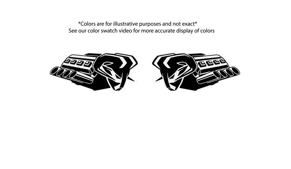 Ram 1500 Symbol of Protest Door Badge Pair