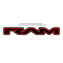 Load image into Gallery viewer, 2019+ RAM 1500 Tailgate Replacement Badge — Exotic Innovations product image 3