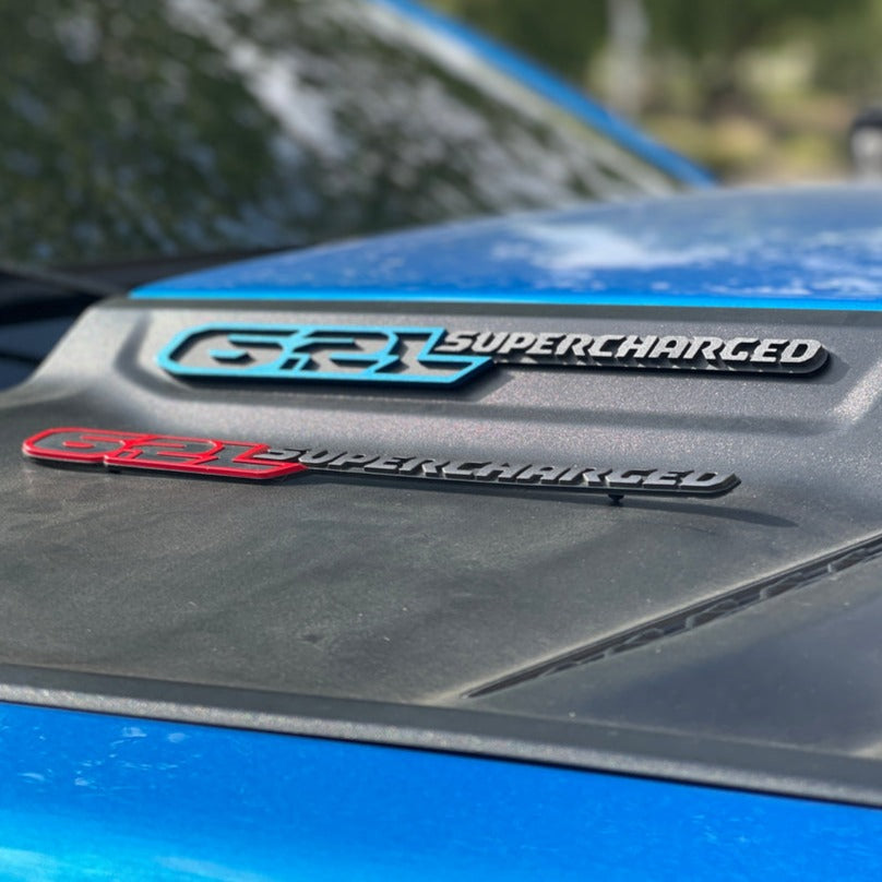 Ram 1500 TRX 6.2L Supercharged Hood Emblem Pair