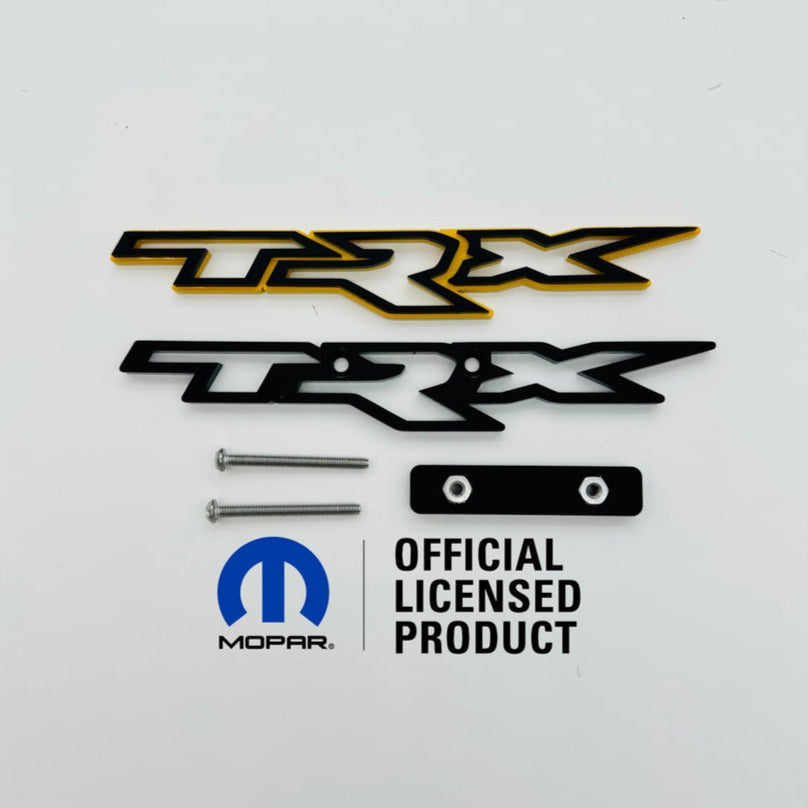 Ram 1500 TRX Grille Badge 7.2in x 1.1in Single