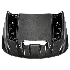 Ram 1500 TRX OEM Carbon Fiber or Fiberglass Hood - Black Ops Auto Works W-HD21RTRX-F