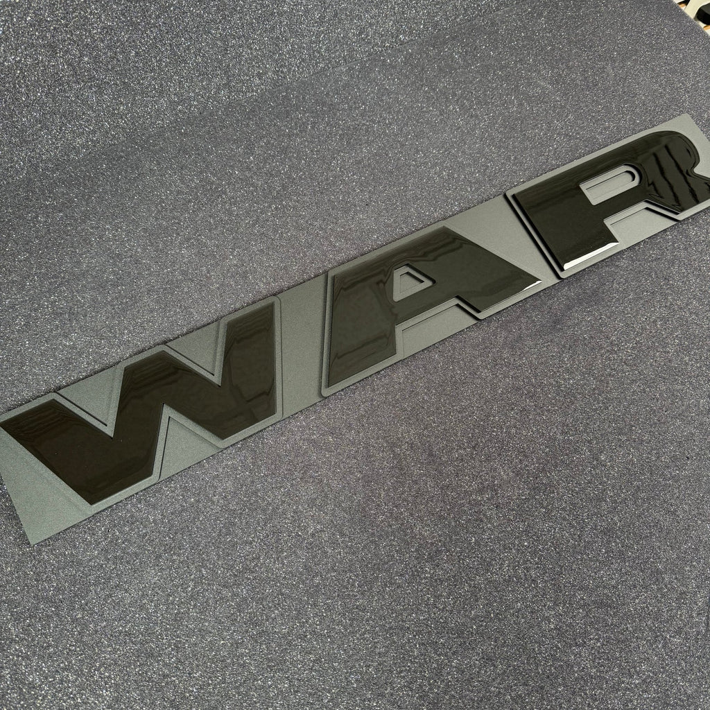 Ram 1500 TRX OEM Color Matched WAR Grille Badge