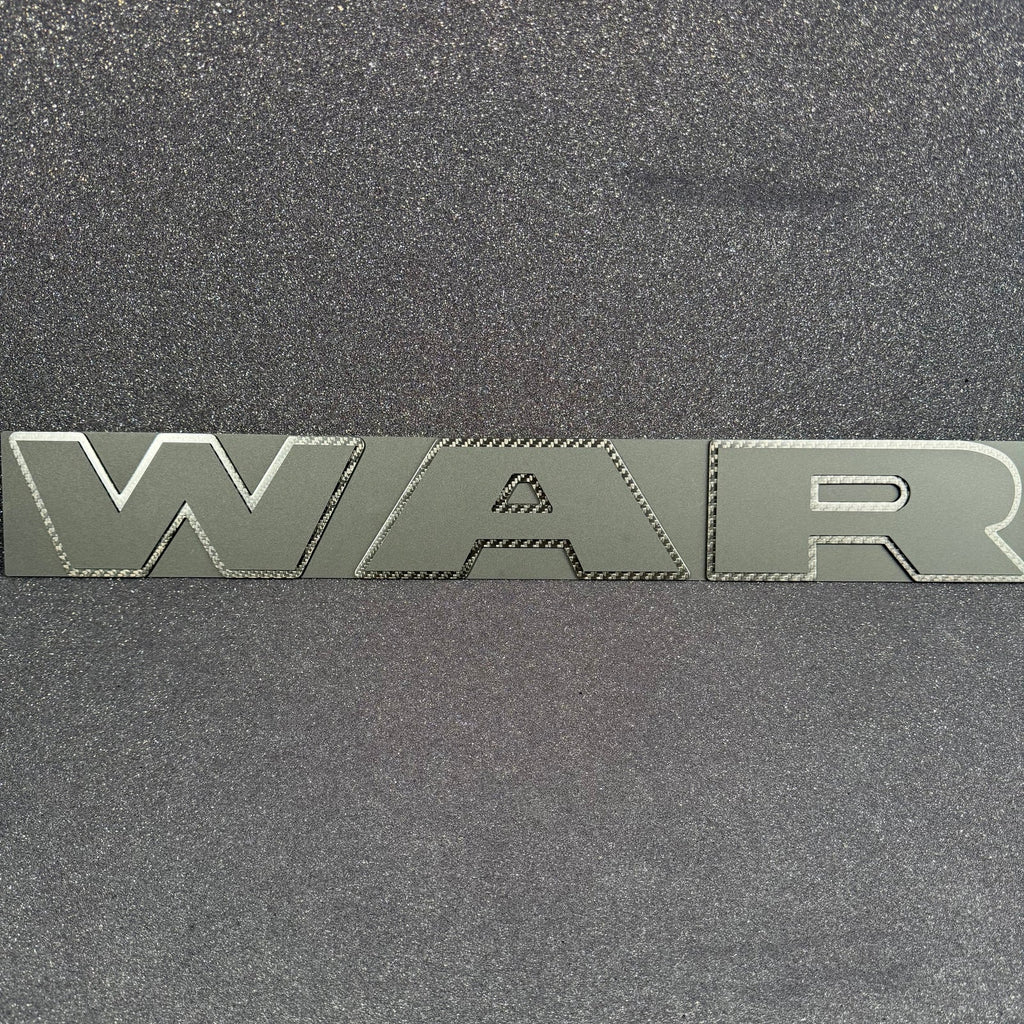 Ram 1500 TRX OEM Color Matched WAR Grille Badge