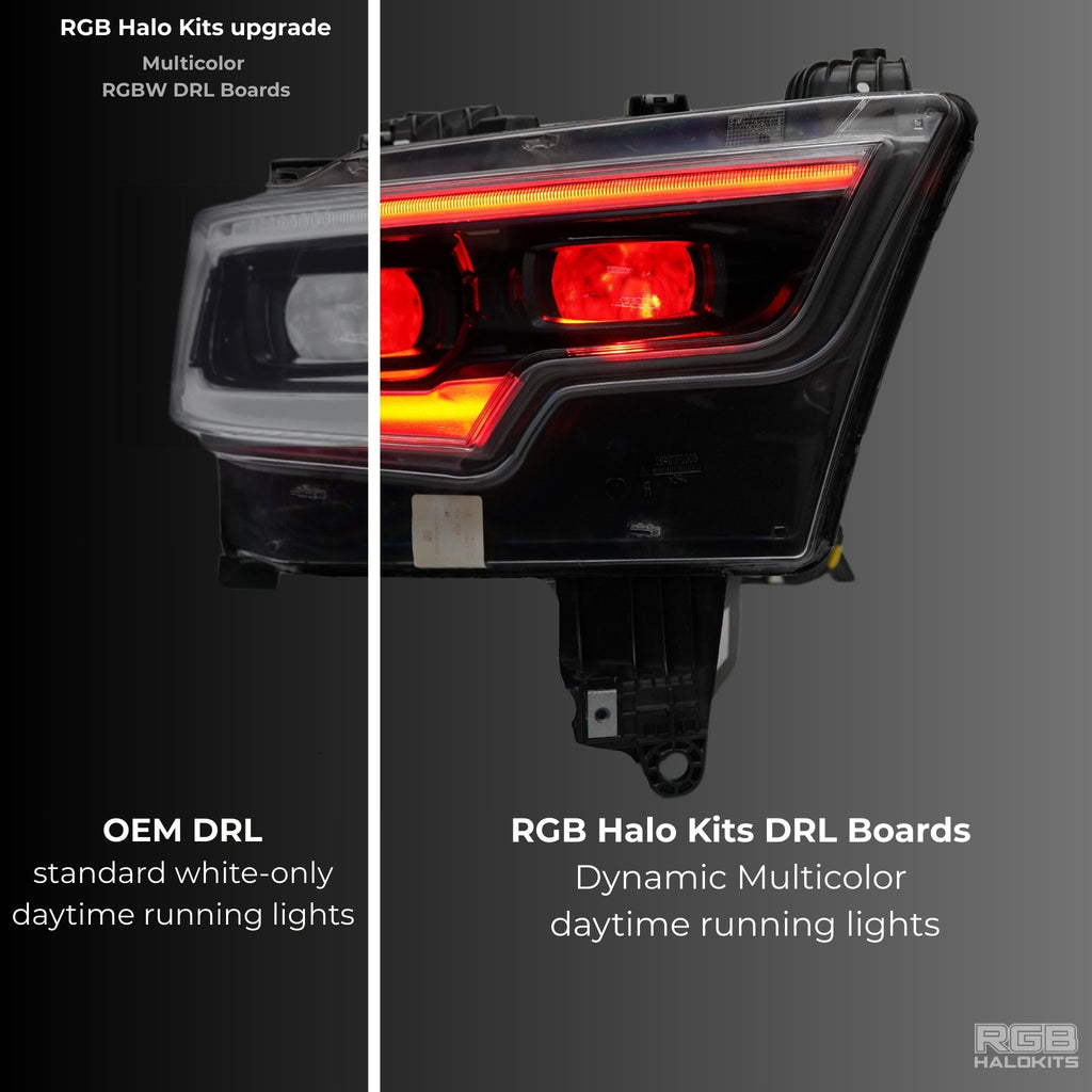 RGB Halo Kits Ram 1500 / TRX RGBW DRL Boards (2019-2024)