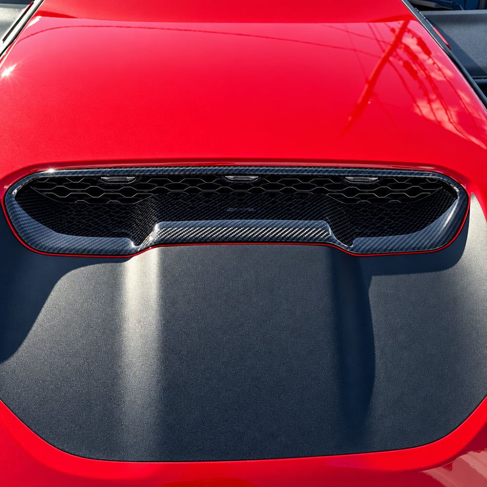 RAM 1500/ TRX / RHO Carbon Fiber Hood Intake Cover — Exotic Innovations product image 2