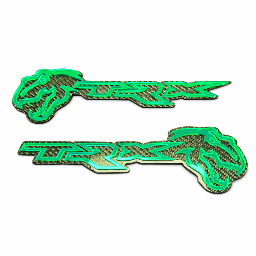 Ram 1500 TRX RHO T-Rex Design 2 Combo Badge Pair