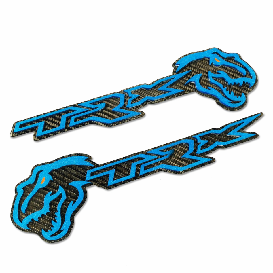 Ram 1500 TRX RHO T-Rex Design 2 Combo Badge Pair