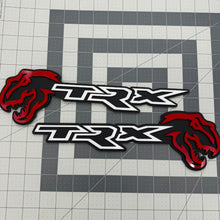 Load image into Gallery viewer, Ram 1500 TRX RHO T-Rex Design 2 Combo Badge Pair