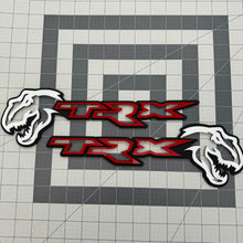 Load image into Gallery viewer, Ram 1500 TRX RHO T-Rex Design 2 Combo Badge Pair