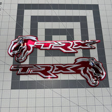 Load image into Gallery viewer, Ram 1500 TRX RHO T-Rex Design 2 Combo Badge Pair