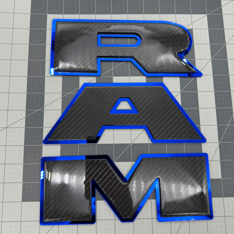 Ram 1500 TRX RHO Tailgate Letters 28x3.5in