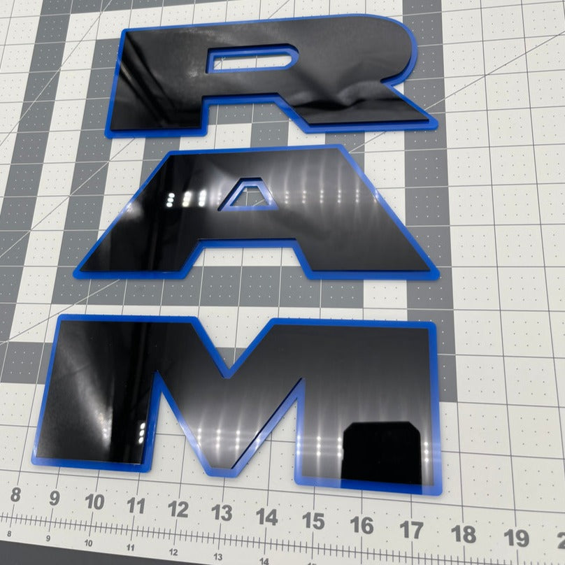 Ram 1500 TRX RHO Tailgate Letters 28x3.5in